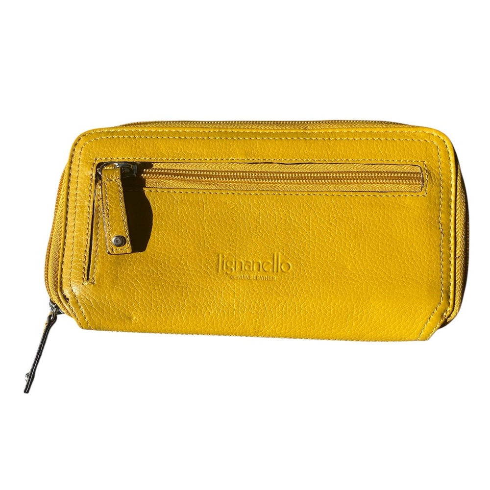 Yellow Leather Wallet